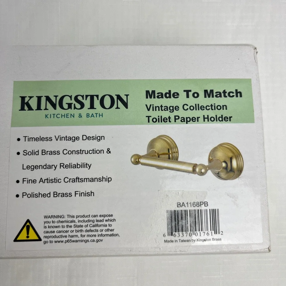 Kingston Vintage Collection Toilet Paper Holder Polished Brass BA1168PB